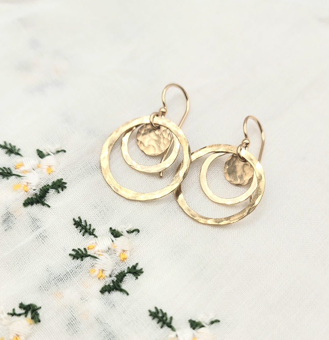 Ensemble Earrings in Gold