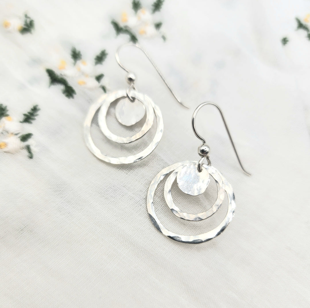 Ensemble Earrings in Silver