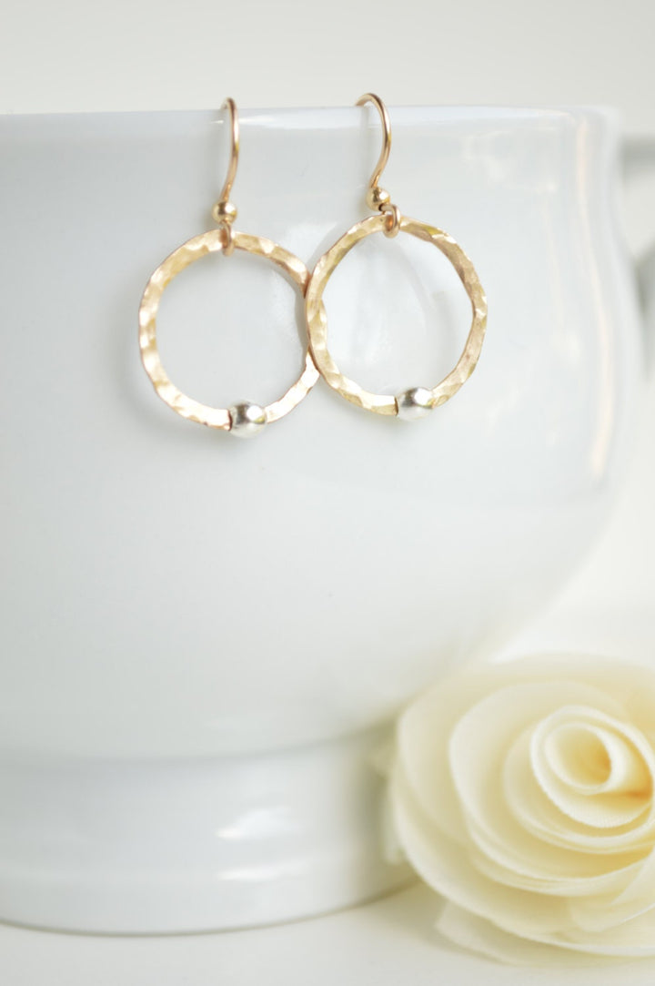 Satellite Earrings in Gold