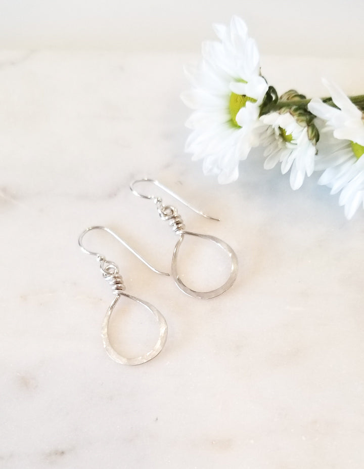 Teardrop Earring in Silver
