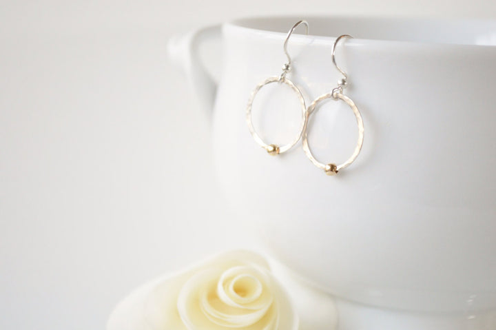 Satellite Earrings in Silver