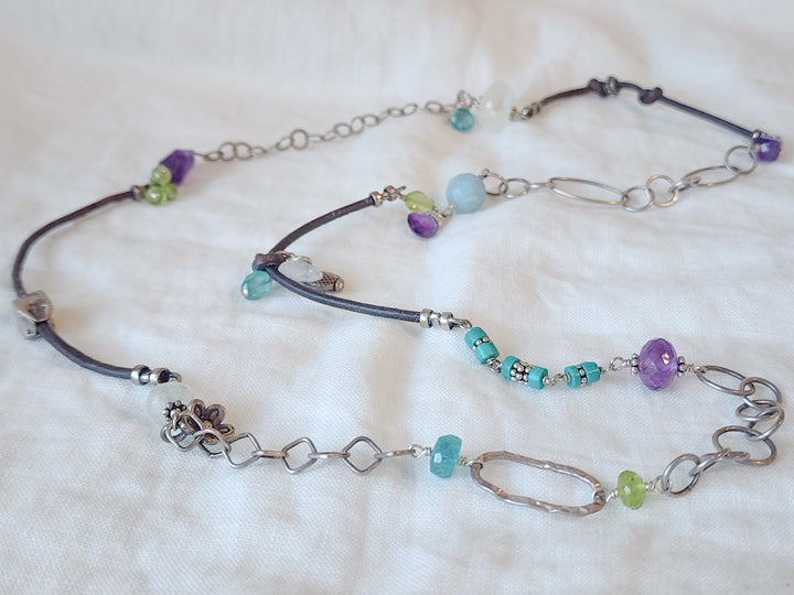 Coastal Garden  - OOAK Necklace