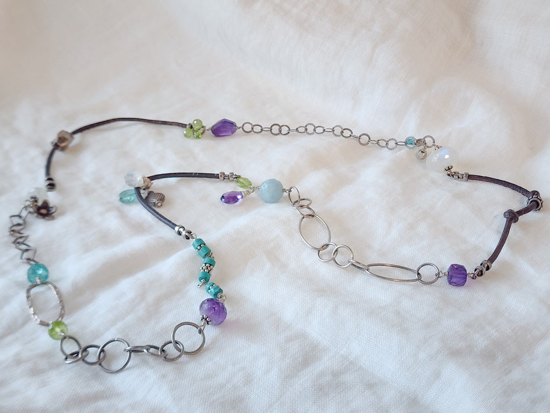 Coastal Garden  - OOAK Necklace