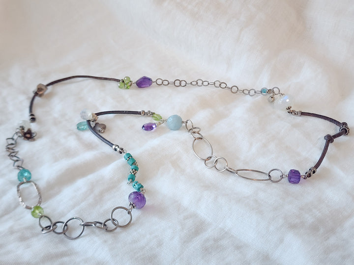 Coastal Garden  - OOAK Necklace