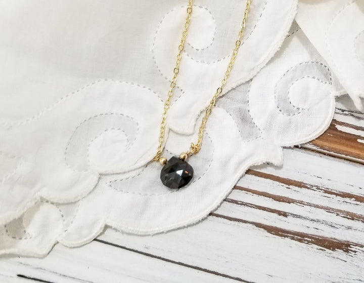 Spinel Droplet Necklace
