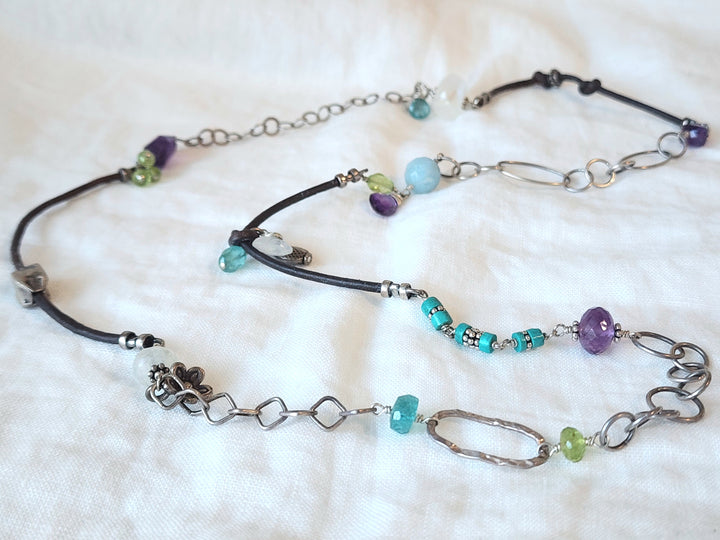 Coastal Garden  - OOAK Necklace