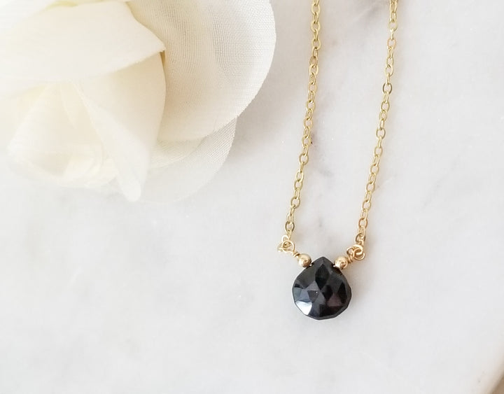 Spinel Droplet Necklace