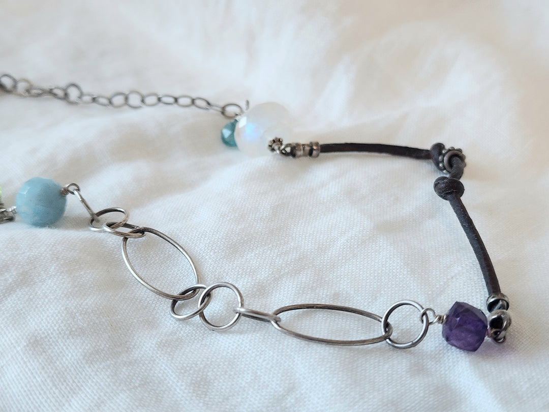 Coastal Garden  - OOAK Necklace
