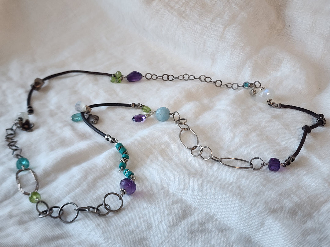 Coastal Garden  - OOAK Necklace