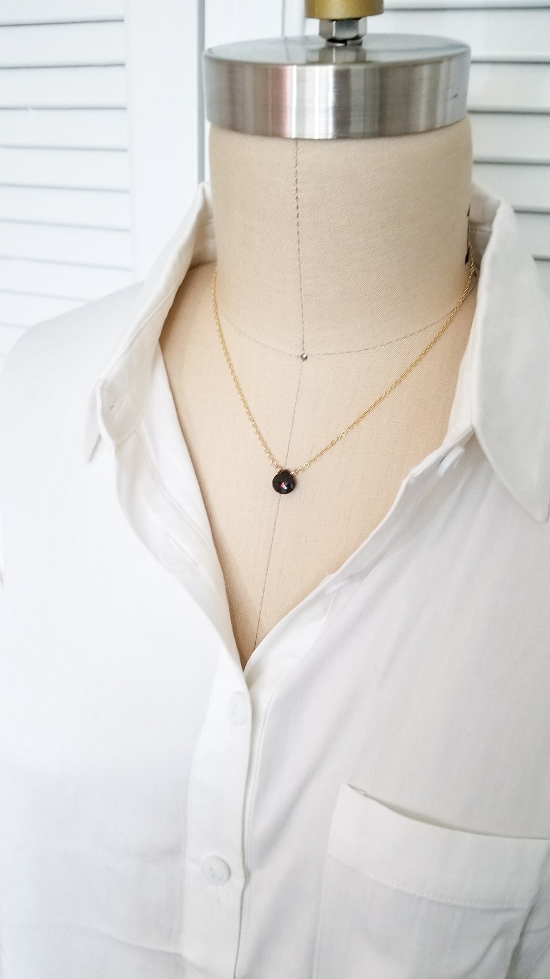 Spinel Droplet Necklace