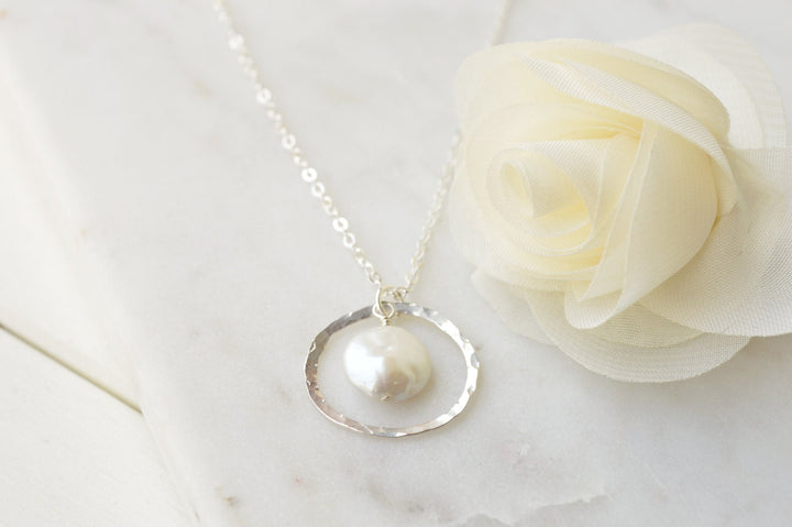 Full Circle Necklace in Silver