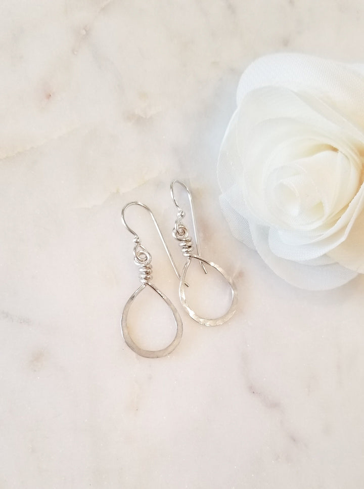 Teardrop Earring in Silver